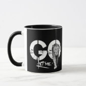 Moderne stilvolle LASS ME GO Leopard Black Tasse (Links)