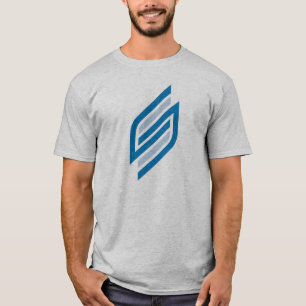 Moderne stilvolle Letter S-Monogramm T-Shirt