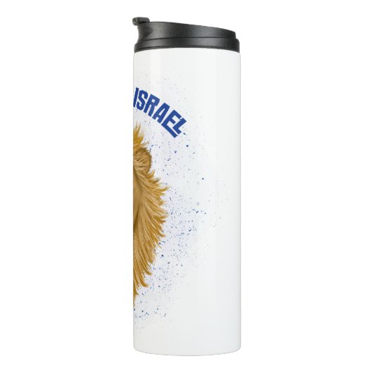 Moderne, stilvolle Löwe von Judah Ich stehe mit Is Thermosbecher (Nach rechts gedreht)