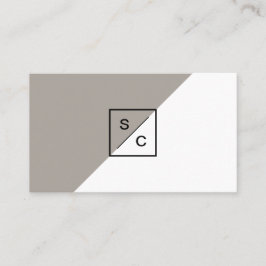 Moderne stilvolle Monogramm-Visitenkarte No.1 Visitenkarte