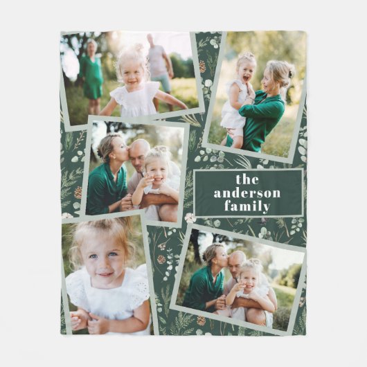 Moderne, stilvolle Multi-Foto-Wohngestaltung fleec Fleecedecke (Vorderseite)