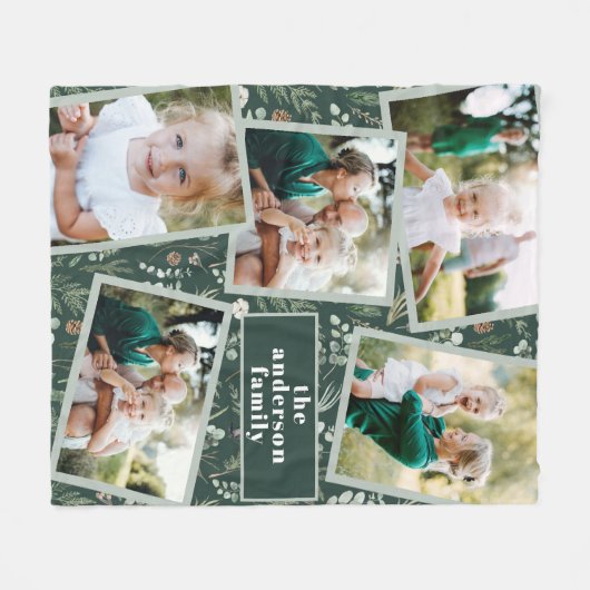 Moderne, stilvolle Multi-Foto-Wohngestaltung fleec Fleecedecke (Vorderseite (Horizontal))
