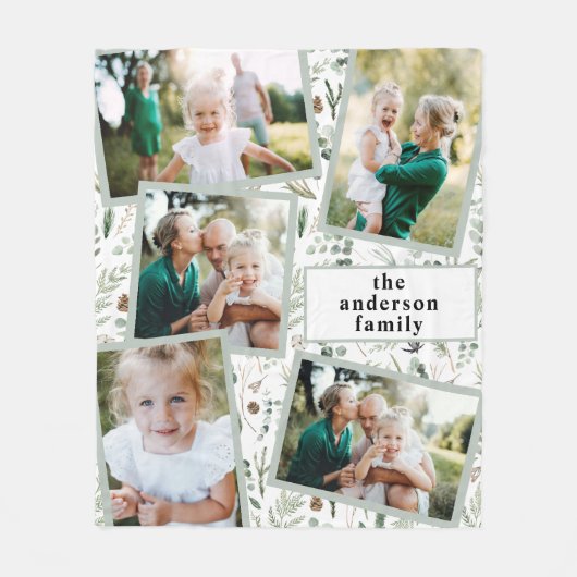 Moderne, stilvolle Multi-Foto-Wohngestaltung fleec Fleecedecke (Vorderseite)