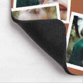 Moderne, stilvolle Multi-Foto-Wohngestaltung Mousepad (Ecke)