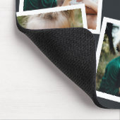 Moderne, stilvolle Multi-Foto-Wohngestaltung Mousepad (Ecke)