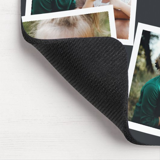 Moderne, stilvolle Multi-Foto-Wohngestaltung Mousepad (Ecke)