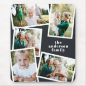 Moderne, stilvolle Multi-Foto-Wohngestaltung Mousepad (Vorne)