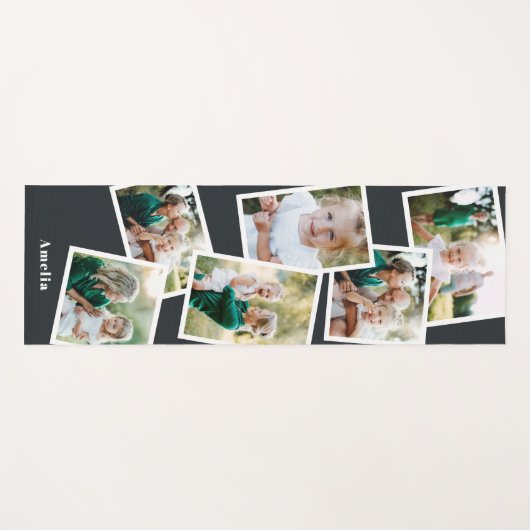 Moderne, stilvolle Multi-Foto-Wohngestaltung Yogamatte (Vorderseite (Horizontal))