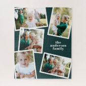 Moderne, stilvolle MultiFoto-Familie Zuhause jigsa Puzzle (Vertikal)