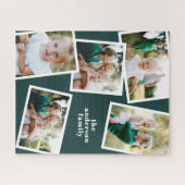 Moderne, stilvolle MultiFoto-Familie Zuhause jigsa Puzzle (Horizontal)