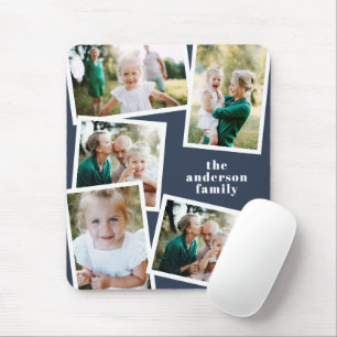 Moderne stilvolle Multifoto-Familienheimdekoration Mousepad