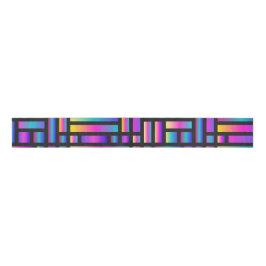 Moderne stilvolle Muster - Geometrischer Tartan  Ripsband