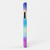 Moderne stilvolle Pink Flamingo Holographic Case-Mate iPhone Hülle (Hinten/Rechts)