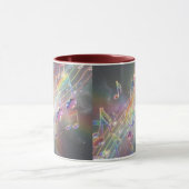 Moderne, stilvolle Pitch Notes Tasse (Zentrum)