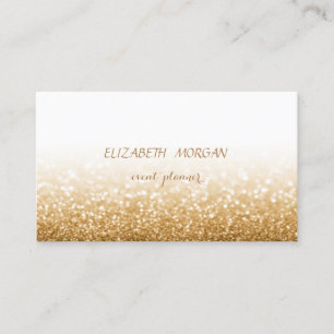Moderne Stilvolle Professionelle Glitzernde ,Bokeh Visitenkarte