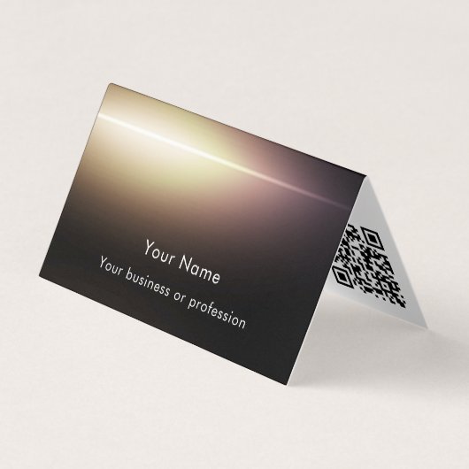 Moderne stilvolle QR-Code-Technologie mit individu Visitenkarten (Vorderseite)