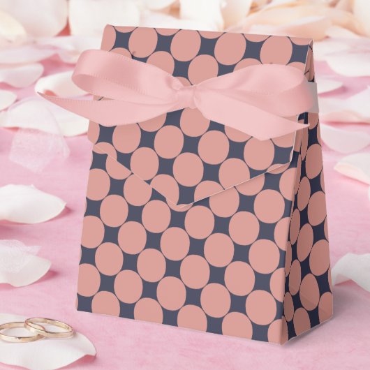 Moderne stilvolle rosa Punkte Geschenkschachtel (Hochzeit)