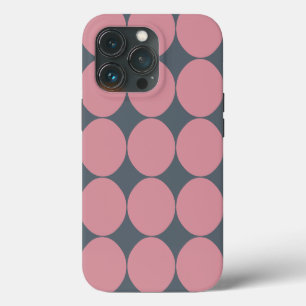 Moderne stilvolle rosa Punkte iPhone 13 Pro Hülle
