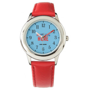 MODERNE, STILVOLLE, ROTE SKY-BLAU-BRANCHE ARMBANDUHR