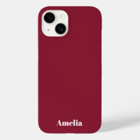 moderne stilvolle rote weiße Schrift Personalisier