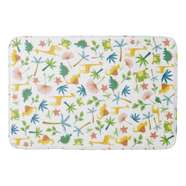 Moderne, stilvolle Safari-Giraffe-Muster für wilde Badematte