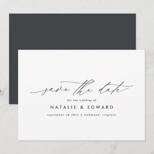 Moderne stilvolle Schrift elegante Typografie Hoch Save The Date