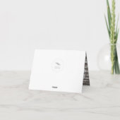 Moderne, stilvolle Script-Foto Hochzeit Vielen Dan (Rückseite)