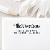 Moderne, stilvolle Script-Rücksendeadresse (Insitu)