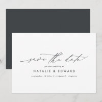 Moderne stilvolle Skript elegante Typografie Hochz