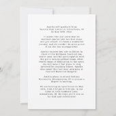 Moderne, stilvolle Skriptklasse mit 25 Foto Abschl Ankündigung (Rückseite)