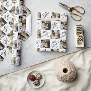 Moderne stilvolle Typografie – Benutzerdefiniertes Geschenkpapier