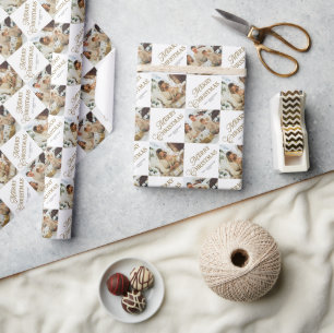 Moderne stilvolle Typografie – Benutzerdefiniertes Geschenkpapier