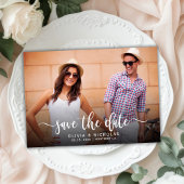 Moderne, stilvolle Typografie Script 1 Foto Hochze Save The Date