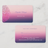 Moderne, stilvolle und Berufliche Ernennung Terminkarte (Vorne/Hinten)