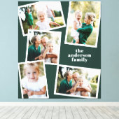 Moderne, stilvolle und familiengrüne Wohngestaltun Leinwanddruck (Insitu (Holzboden))