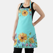 Moderne stilvolle Wildblume Sonnenblumen Kochen Sc Schürze (InSitu)