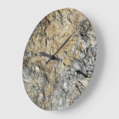 Moderne Stone Look Wanddekoration Große Wanduhr (Winkel)
