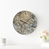 Moderne Stone Look Wanddekoration Große Wanduhr (Zuhause)