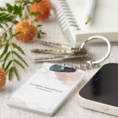 Moderne Stone-Marmor-Unternehmen nach Maß Schlüsselanhänger (Vorderseite rechts)