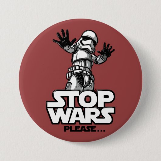 Moderne Stoppkriege Button (Vorderseite)