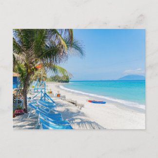 Moderne Strandlandschaft Natur Postkarte