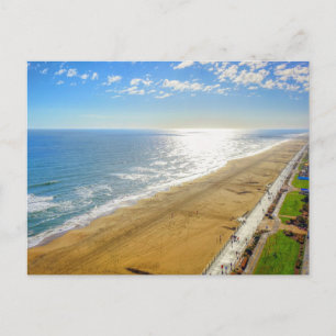 Moderne Strandlandschaft Natur Postkarte