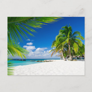 Moderne Strandlandschaft Natur Postkarte