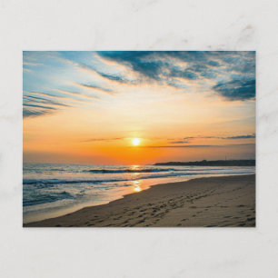 Moderne Strandlandschaft Natur Postkarte
