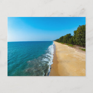 Moderne Strandlandschaft Natur Postkarte