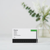 Moderne Straße Visitenkarte (Stehend Vorderseite)