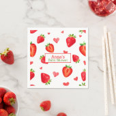 Moderne Strawberry Pattern Kinderdusche Serviette (Beispiel)