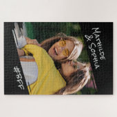 Moderne Street Art Add Your Foto BBF Best Friends Puzzle (Horizontal)