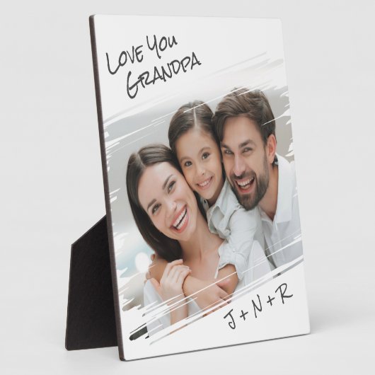 Moderne Street Art Add Your Foto Liebe You Opa Fotoplatte (Seite)