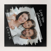 Moderne Street Art Add Your Foto Liebe You Opa Puzzle (Horizontal)